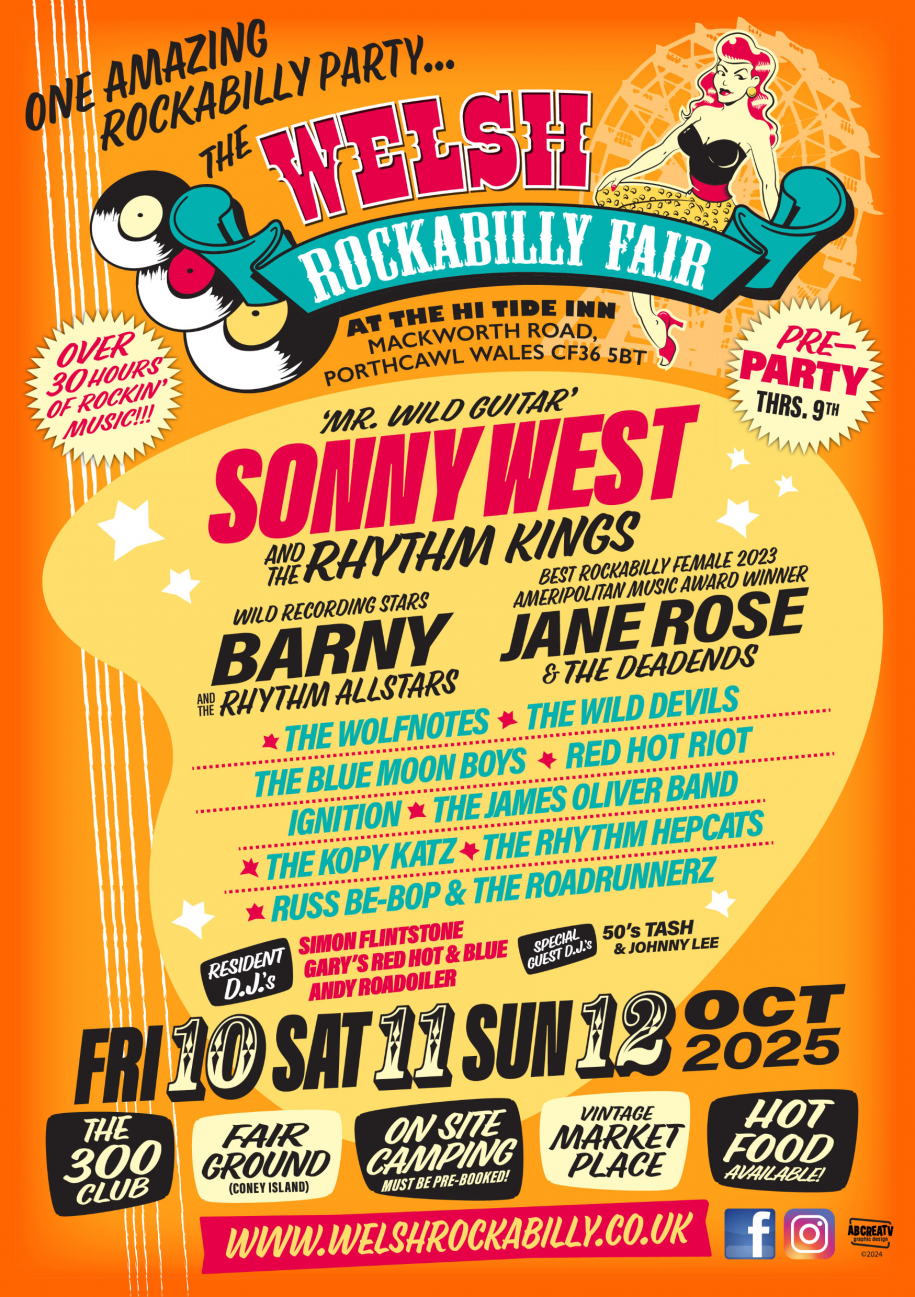 Welcome to the Welsh Rockabilly Festival 2025
